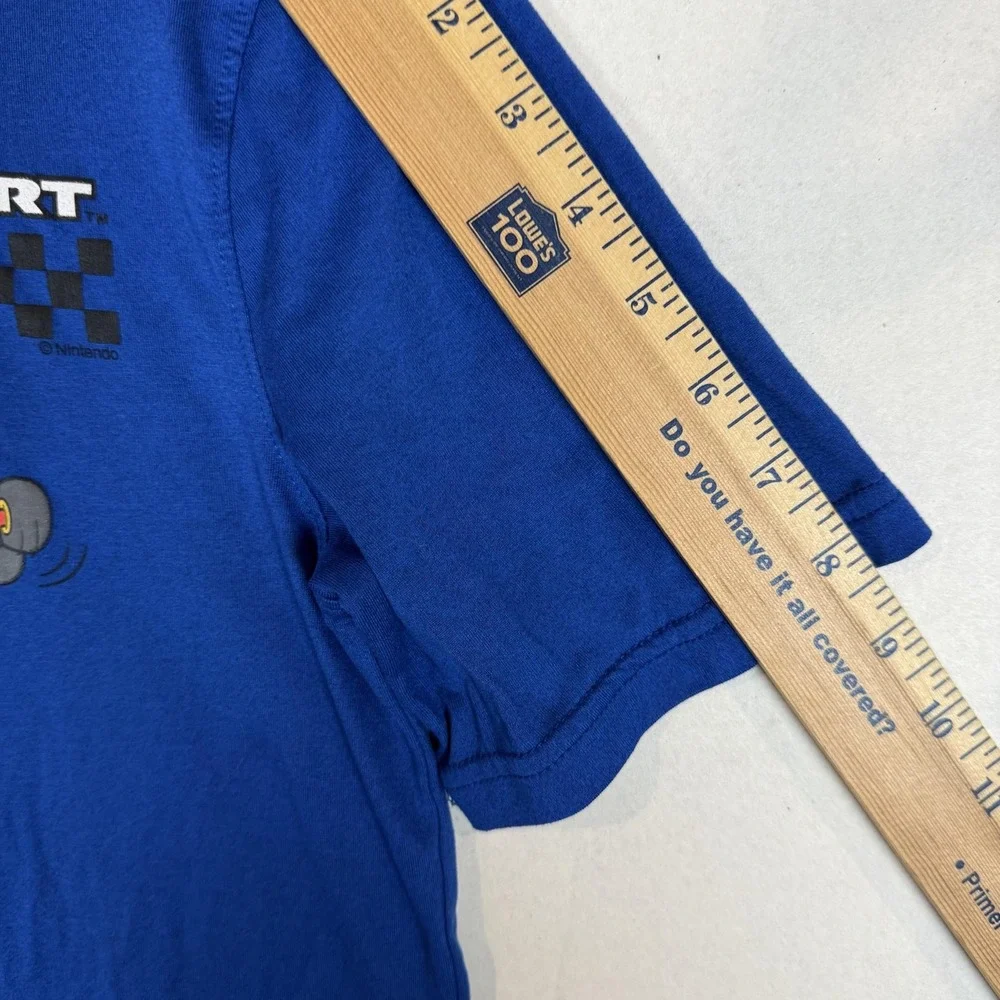 Old Navy Active Shirt Kids XL 14-16 Blue Mario Kart Graphic Tee Go-Dry Cool